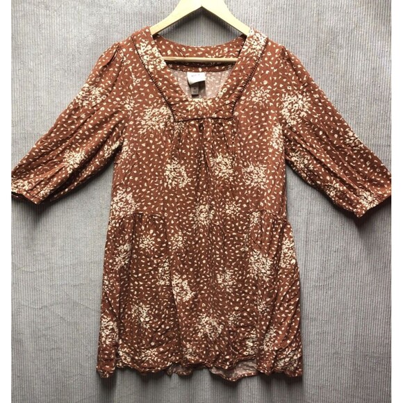 Knox Rose Tops - Knox Rose Women’s Tunic Blouse Size M Prairie Cottage Boho Peasant Rayon Linen